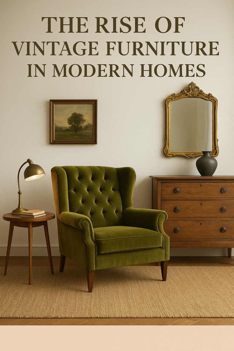 vintage furniture in morden world